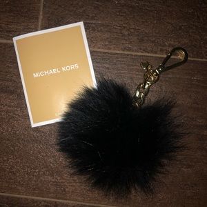 MICHAEL KORS POM POM KEYCHAIN NWOT